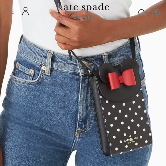Disney & Kate Spade polka dot crossbody. NWT - Picture 4 of 7